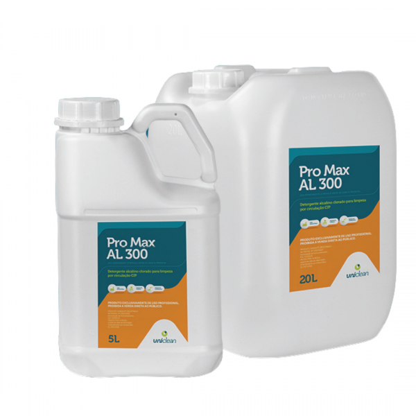 Detergente alcalino clorado para limpeza CIP de equipamentos de ordenha – PRO MAX AL 300 ORD
