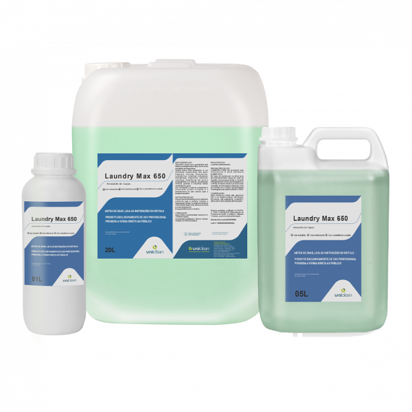 Amaciante de roupas concentrado  – LAUNDRY MAX 650