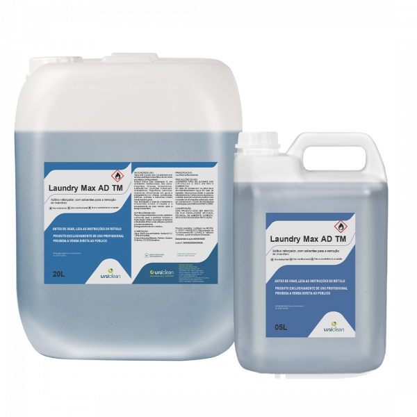 Aditivo com solvente para remoção de manchas – LAUNDRY MAX AD TM
