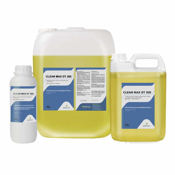 Detergente líquido neutro superconcentrado – CLEAN MAX DT 200