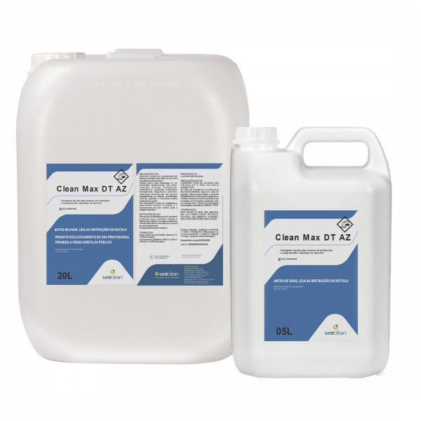 Decapante ácido líquido para superfícies de alumínio e inox – CLEAN MAX DT AZ