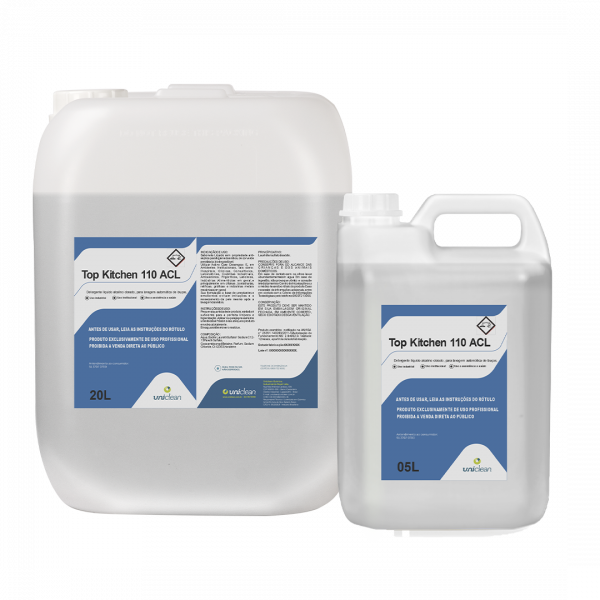 Detergente líquido  para lavagem automática de louça – TOP KITCHEN 110 ACL
