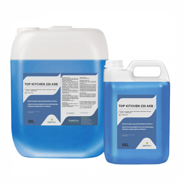 Secante abrilhantador para lavagem automática de louças – TOP KITCHEN 220 ASB