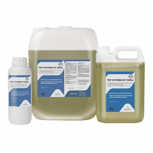 Detergente líquido desengraxante – TOP KITCHEN DT GRILL